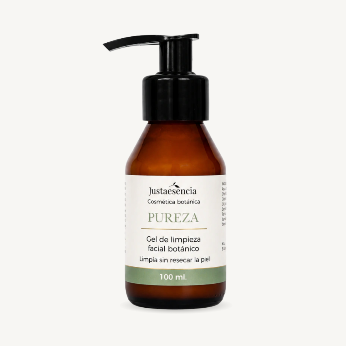 Gel de limpieza justa esencia cosmetica bot&aacute;nica